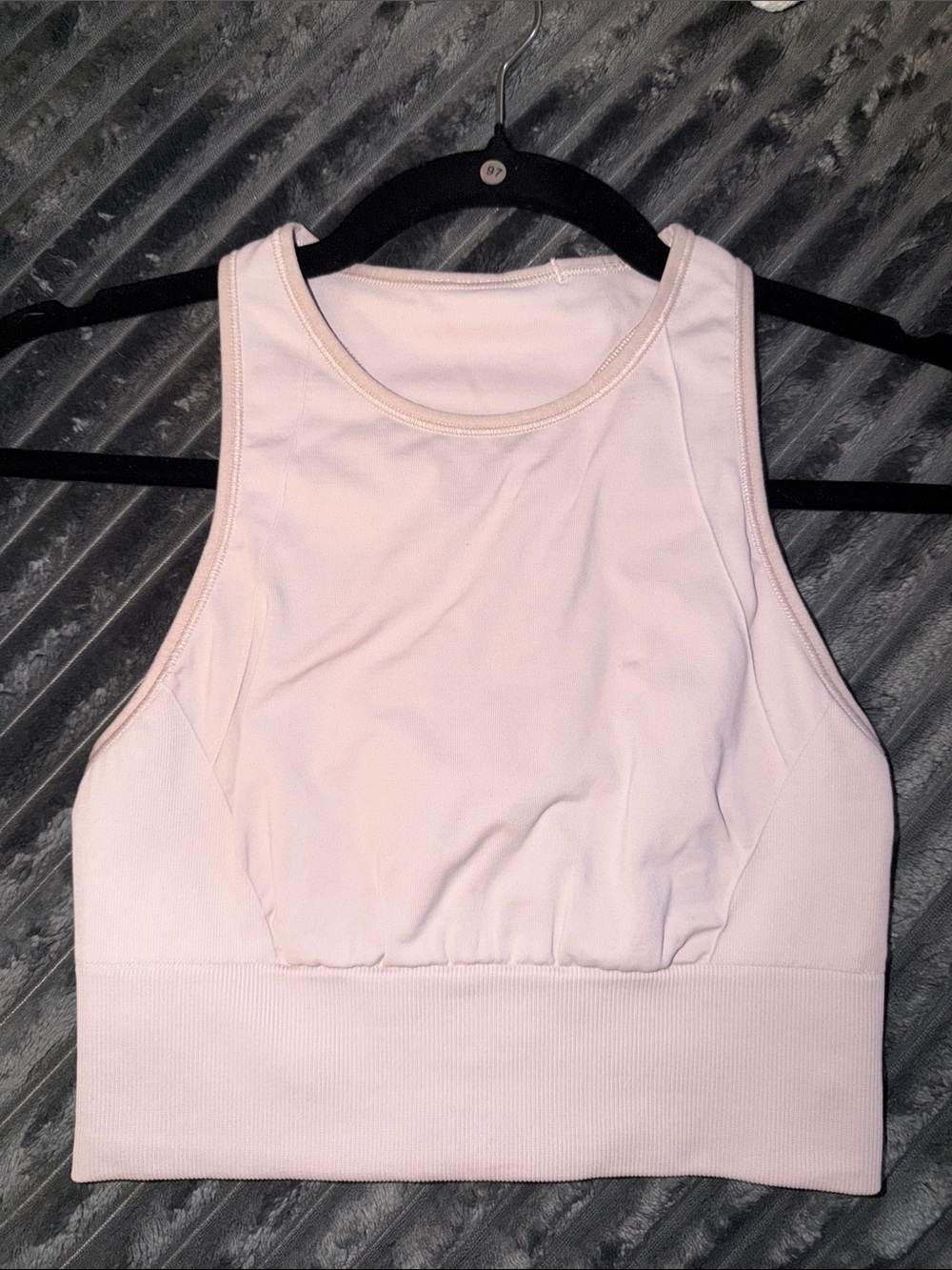 lululemon athletica Ebb to Train Sport Bra in Porcelian Pink